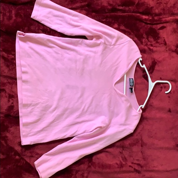 New York & Company Tops - A pink long sleeve